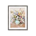 Picture of Soft Floral Burst _GroupedProduct_Rectangle_Portrait_Framed_Matted_