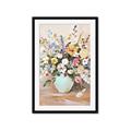 Picture of Soft Floral Burst _GroupedProduct_Rectangle_Portrait_Framed_Matted_