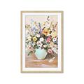 Picture of Soft Floral Burst _GroupedProduct_Rectangle_Portrait_Framed_Matted_
