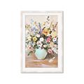 Picture of Soft Floral Burst _GroupedProduct_Rectangle_Portrait_Framed_Matted_