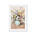 Picture of Soft Floral Burst _GroupedProduct_Rectangle_Portrait_Framed_Matted_