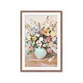 Picture of Soft Floral Burst _GroupedProduct_Rectangle_Portrait_Framed_Matted_