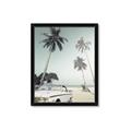 Picture of Palms & Cool Car _GroupedProduct_Rectangle_Portrait_Photography _GroupedProduct_Rectangle_Portrait_Framed_Matted_