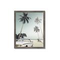 Picture of Palms & Cool Car _GroupedProduct_Rectangle_Portrait_Photography _GroupedProduct_Rectangle_Portrait_Framed_Matted_