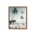 Picture of Palms & Cool Car _GroupedProduct_Rectangle_Portrait_Photography _GroupedProduct_Rectangle_Portrait_Framed_Matted_