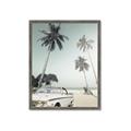Picture of Palms & Cool Car _GroupedProduct_Rectangle_Portrait_Photography _GroupedProduct_Rectangle_Portrait_Framed_Matted_