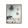 Picture of Palms & Cool Car _GroupedProduct_Rectangle_Portrait_Photography _GroupedProduct_Rectangle_Portrait_Framed_Matted_