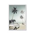 Picture of Palms & Cool Car _GroupedProduct_Rectangle_Portrait_Photography _GroupedProduct_Rectangle_Portrait_Framed_Matted_