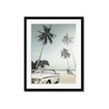 Picture of Palms & Cool Car _GroupedProduct_Rectangle_Portrait_Photography _GroupedProduct_Rectangle_Portrait_Framed_Matted_