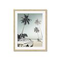 Picture of Palms & Cool Car _GroupedProduct_Rectangle_Portrait_Photography _GroupedProduct_Rectangle_Portrait_Framed_Matted_