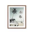 Picture of Palms & Cool Car _GroupedProduct_Rectangle_Portrait_Photography _GroupedProduct_Rectangle_Portrait_Framed_Matted_