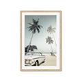 Picture of Palms & Cool Car _GroupedProduct_Rectangle_Portrait_Photography _GroupedProduct_Rectangle_Portrait_Framed_Matted_