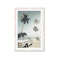 Picture of Palms & Cool Car _GroupedProduct_Rectangle_Portrait_Photography _GroupedProduct_Rectangle_Portrait_Framed_Matted_