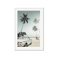 Picture of Palms & Cool Car _GroupedProduct_Rectangle_Portrait_Photography _GroupedProduct_Rectangle_Portrait_Framed_Matted_
