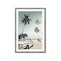 Picture of Palms & Cool Car _GroupedProduct_Rectangle_Portrait_Photography _GroupedProduct_Rectangle_Portrait_Framed_Matted_