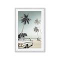 Picture of Palms & Cool Car _GroupedProduct_Rectangle_Portrait_Photography _GroupedProduct_Rectangle_Portrait_Framed_Matted_