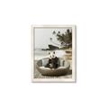 Picture of Panda Sitting on Sofa _GroupedProduct_Rectangle_Portrait_Framed_Matted_