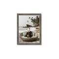 Picture of Panda Sitting on Sofa _GroupedProduct_Rectangle_Portrait_Framed_Matted_