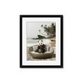 Picture of Panda Sitting on Sofa _GroupedProduct_Rectangle_Portrait_Framed_Matted_