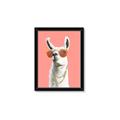 Picture of Llamarama  with glass _GroupedProduct_Rectangle_Portrait_Framed_Matted_