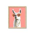 Picture of Llamarama  with glass _GroupedProduct_Rectangle_Portrait_Framed_Matted_