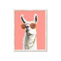Picture of Llamarama  with glass _GroupedProduct_Rectangle_Portrait_Framed_Matted_