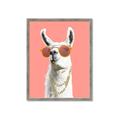 Picture of Llamarama  with glass _GroupedProduct_Rectangle_Portrait_Framed_Matted_