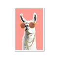 Picture of Llamarama  with glass _GroupedProduct_Rectangle_Portrait_Framed_Matted_