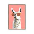Picture of Llamarama  with glass _GroupedProduct_Rectangle_Portrait_Framed_Matted_