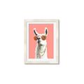 Picture of Llamarama  with glass _GroupedProduct_Rectangle_Portrait_Framed_Matted_