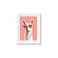 Picture of Llamarama  with glass _GroupedProduct_Rectangle_Portrait_Framed_Matted_