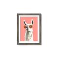 Picture of Llamarama  with glass _GroupedProduct_Rectangle_Portrait_Framed_Matted_