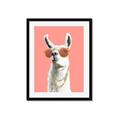 Picture of Llamarama  with glass _GroupedProduct_Rectangle_Portrait_Framed_Matted_