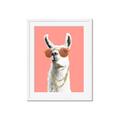 Picture of Llamarama  with glass _GroupedProduct_Rectangle_Portrait_Framed_Matted_