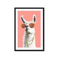 Picture of Llamarama  with glass _GroupedProduct_Rectangle_Portrait_Framed_Matted_