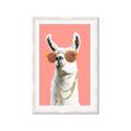 Picture of Llamarama  with glass _GroupedProduct_Rectangle_Portrait_Framed_Matted_