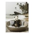 Picture of Panda Sitting on Sofa _GroupedProduct_Rectangle_Portrait_Unframed_Print_Only_