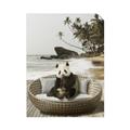 Picture of Panda Sitting on Sofa _GroupedProduct_Rectangle_Portrait_Unframed_Print_Only_