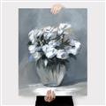 Picture of Vase with beautiful flower _GroupedProduct_Rectangle_Portrait_Canvas_