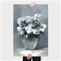 Picture of Vase with beautiful flower _GroupedProduct_Rectangle_Portrait_Canvas_