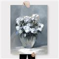 Picture of Vase with beautiful flower _GroupedProduct_Rectangle_Portrait_Canvas_