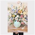 Picture of Soft Floral Burst _GroupedProduct_Rectangle_Portrait_Canvas_