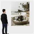 Picture of Panda Sitting on Sofa _GroupedProduct_Rectangle_Portrait_Canvas_