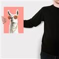 Picture of Llamarama  with glass _GroupedProduct_Rectangle_Portrait_Canvas_