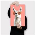 Picture of Llamarama  with glass _GroupedProduct_Rectangle_Portrait_Canvas_