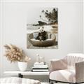 Picture of Panda Sitting on Sofa _GroupedProduct_Rectangle_Portrait_Canvas_