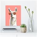Picture of Llamarama  with glass _GroupedProduct_Rectangle_Portrait_Canvas_