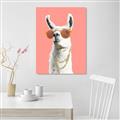 Picture of Llamarama  with glass _GroupedProduct_Rectangle_Portrait_Canvas_