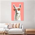 Picture of Llamarama  with glass _GroupedProduct_Rectangle_Portrait_Canvas_