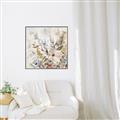 Picture of Soft Spring Pop II _GroupedProduct_Square_Canvas_Framed_